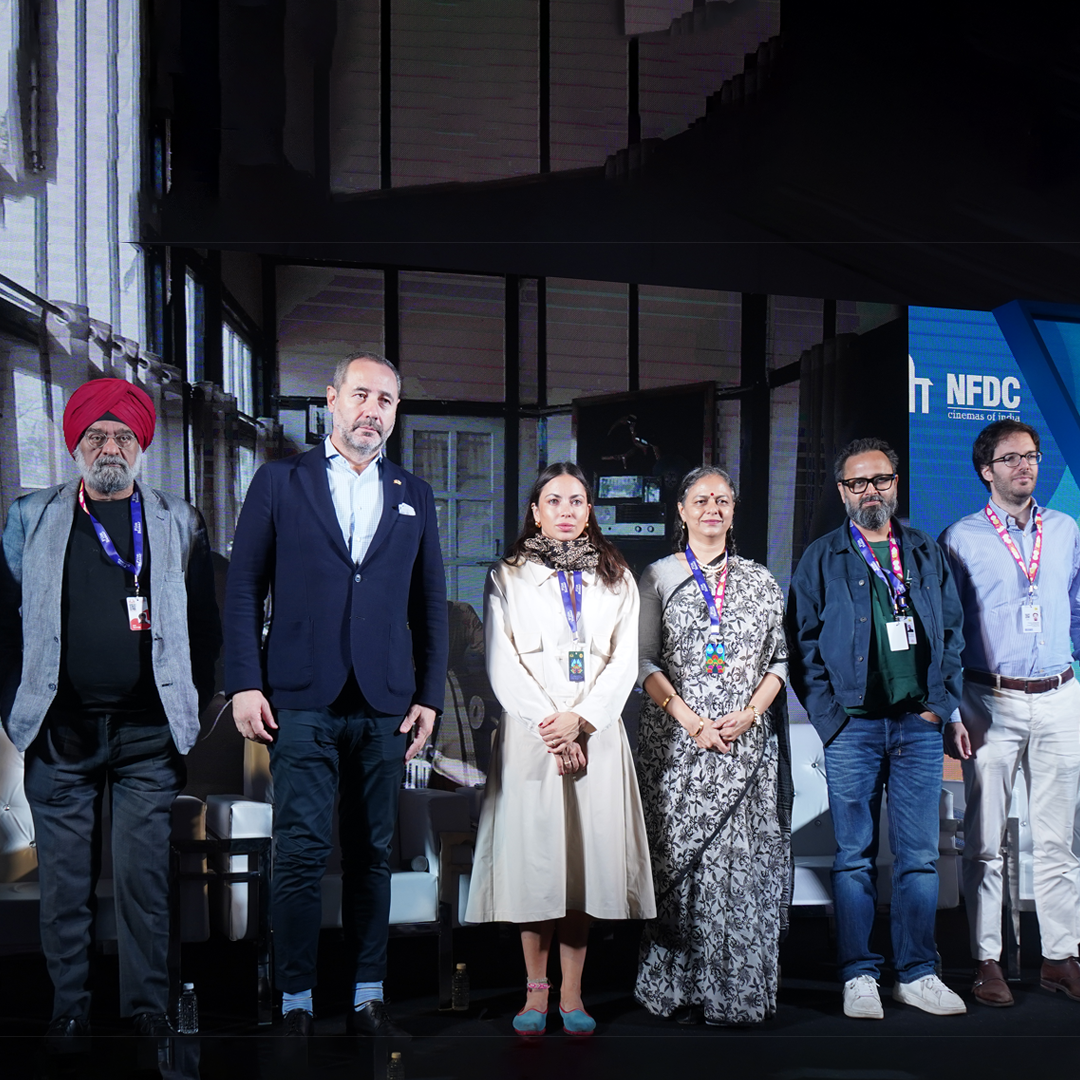 Neerja Sekhar, Special Secretary, Ministry of I&B at the Film Facilitation_ Spain & India’s Co Production Journey as a speaker along with other panelists_